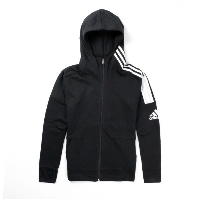 ✨BESTSELLER✨ -HOODIE ADIDAS ZNE WOVEN|JAKET ADIDAS ZNE FULL ZIPP|JUMPER PRIA WANITA - CELANA PUTIH, 