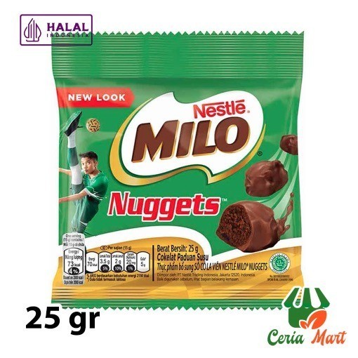 

Milo Chocolate Nuggets 25 gr Coklat Enak