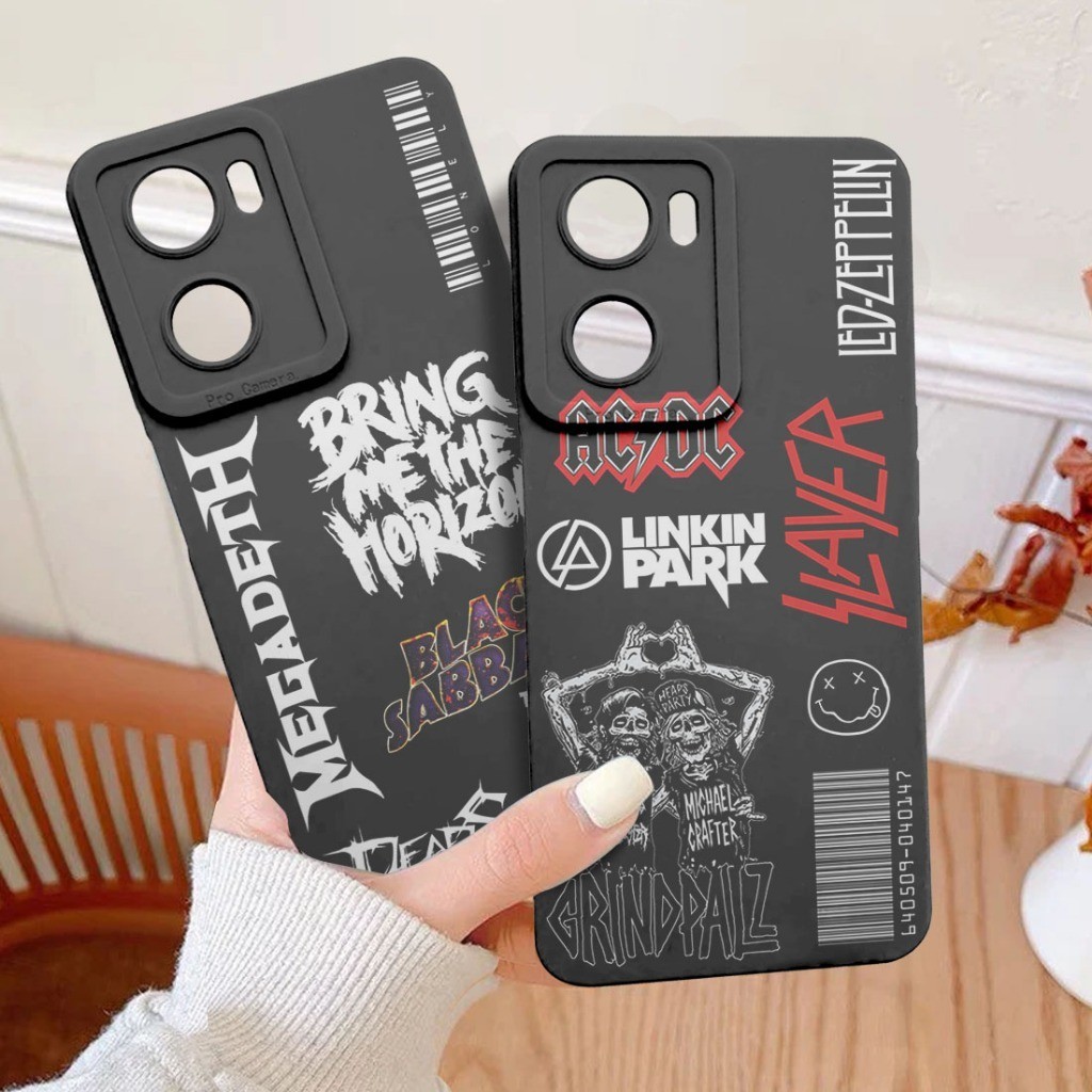CASE HP UNTUK IQOO  Z7x IQOO Z7 GAMBAR METAL CASING HP SOFTCASE HANDPHONE AZOLE CASE - MT1