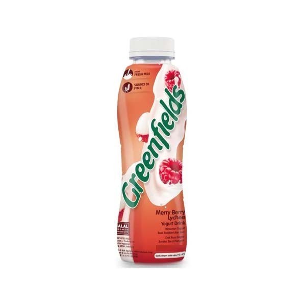 

GREENFIELDS DRINK YOGURT MERRY BERRY LYCHEE 240 ML Diskon