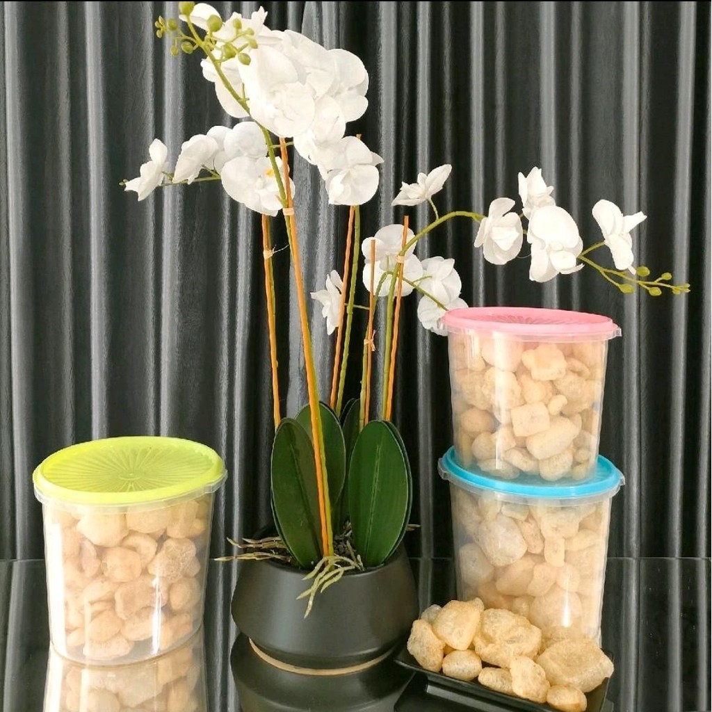 

krupuk kulit sapi toples 4L dapat 3 Food Snacks Makanan Kerupuk Rambak Keripik