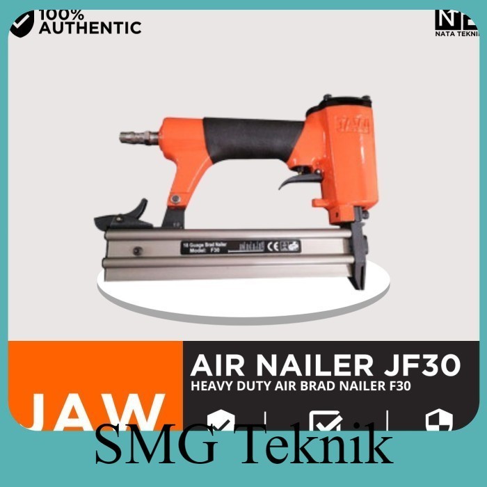 

Terbaik Air Nailer Staples Gun F30 JAW - Alat Paku Tembak Lurus F 30 JAW JF 30 SMG273