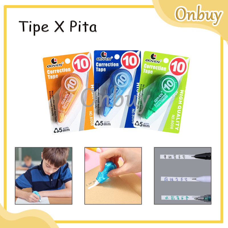 

Tipe X Pita Roll Correction Tape Penghapus Pulpen / Pita Penghapus Kantor Siswa / Pita Koreksi