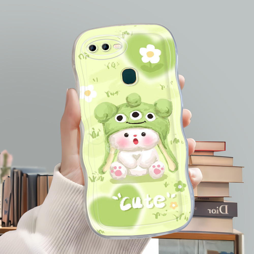 Casing Hp Untuk OPPO A12 A7 A5S A12S Phone Case Softcase Cute Bear Doll Kesing Cassing Soft Cesing