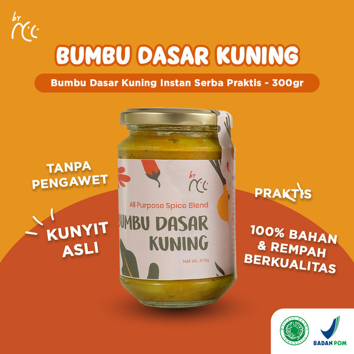 

[Bumbu SIap Pakai] By NCC Bumbu Dasar Kuning Instan 300gr Bumbu Ayam Ungkep, Nasi Kuning