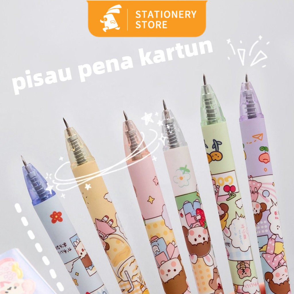 

Pemotong pena | Cut Pen lucu | pemotong kertas kartun portabel pemotong buku tempel sederhana diy-Rabbit Stationery