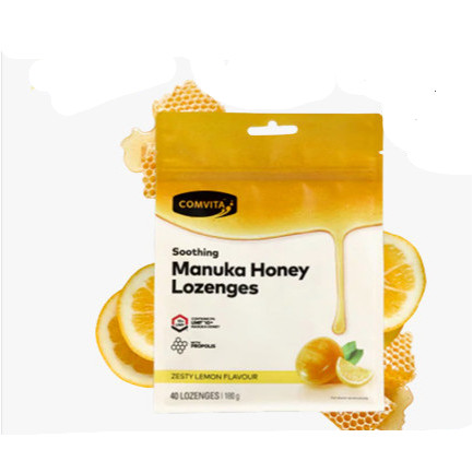 

COMVITA MANUKA HONEY LOZENGES WITH PROPOLIS LEMON AND HONEY 40 LOZ