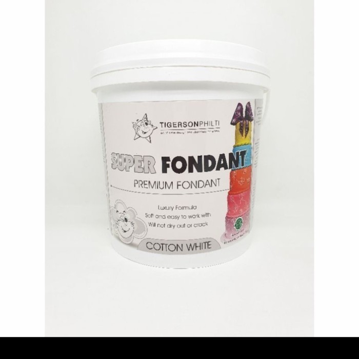 

New[Promo] Super Fondant Tigerson repack 1 kg - 1pail 5kg