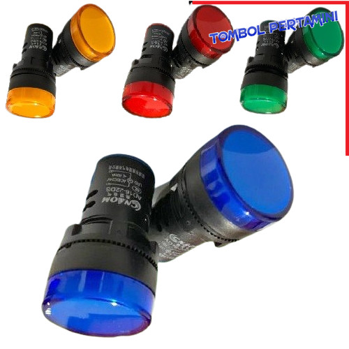 INDIKATOR PILOT LAMPU 220V AC POM MINI DIGITAL PERTAMINI