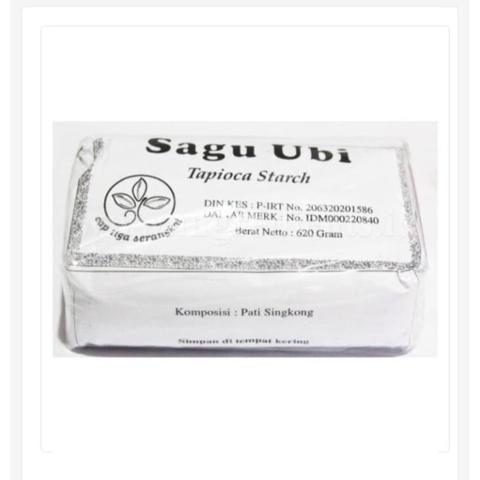 

[Terbaru] Tepung Sagu Ubi - Tapioca Starch Cap Tiga Serangkai 620gr