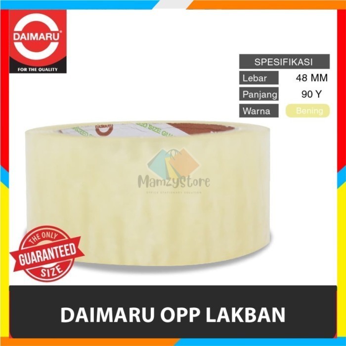 

DAIMARU lakban bening 48mm x 90yard 2"inch isolasi 1Pcs saja