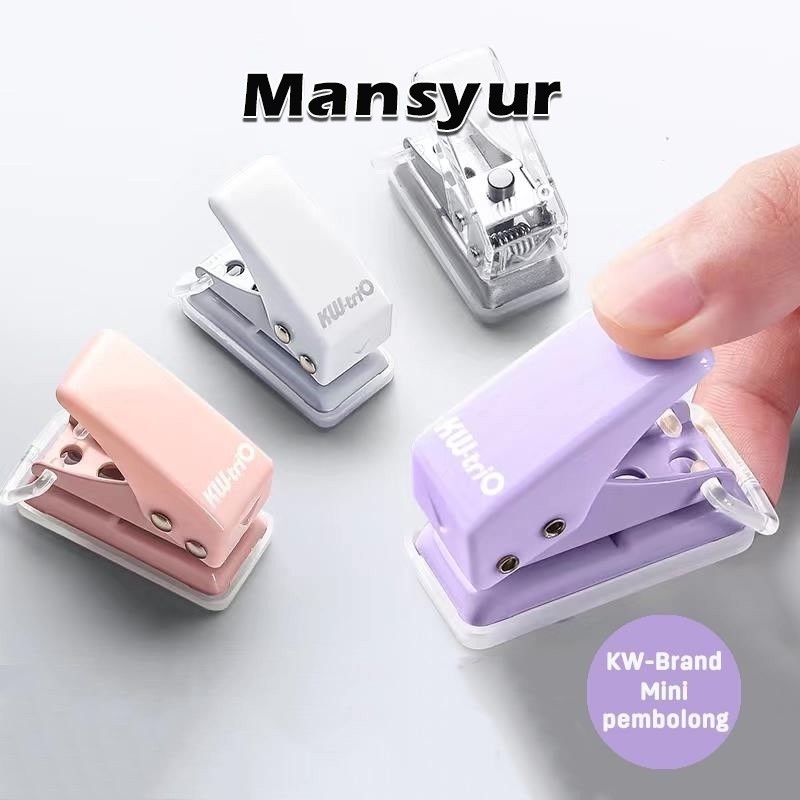 

Pembolong Kertas Satu Lubang / One Hole Punch Lucu Unik Mini Cute/ Pembolong Buku Binder