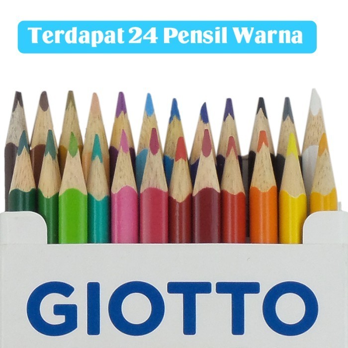 

✨LARIS✨ -GIOTTO Pensil Mewarnai 24 Warna 3 MM Color 3.0 LYR-277500