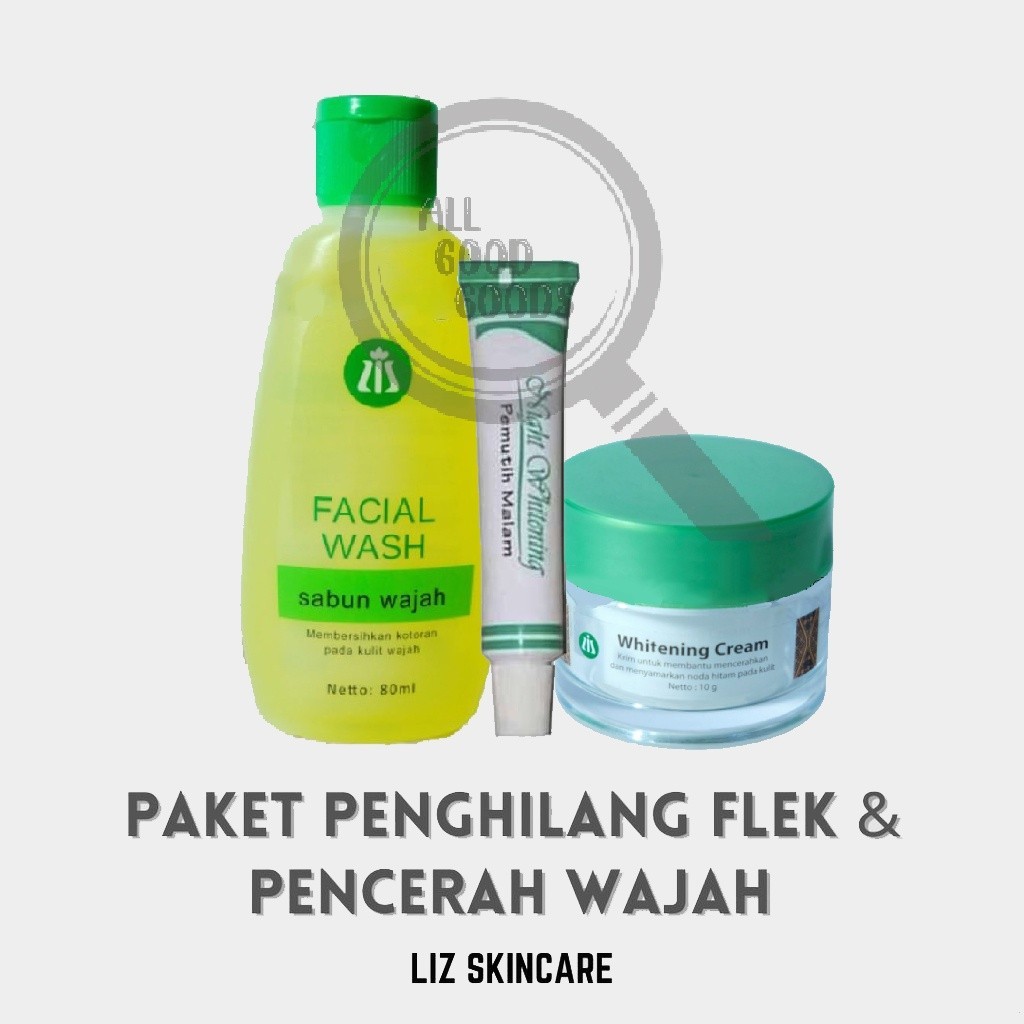[P3] LIZ SKIN CARE - Paket Penghilang Flek Hitam & Pencerah Wajah by Dr Liz / Lis Skincare