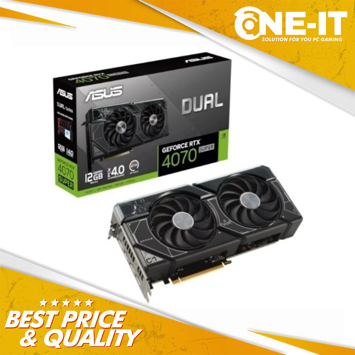 VGA ASUS Dual GeForce RTX 4070 SUPER 12GB GDDR6X 12G