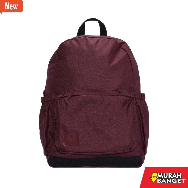 Tas Ransel Pria Kekinian Lotto Bineto Backpack - Maroon