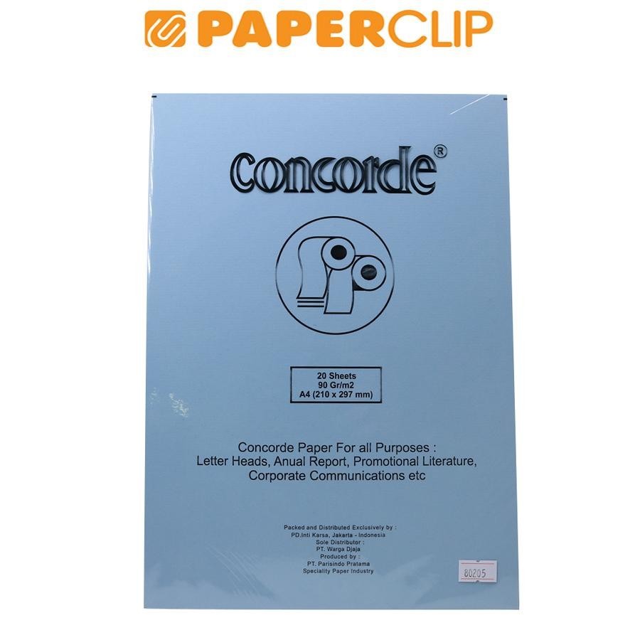 

KERTAS CONCORDE A4 80205 90G ISI 20