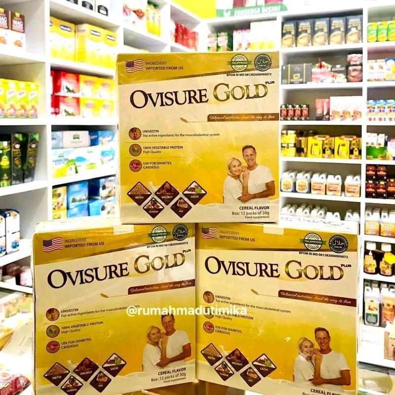 

OVISURE GOLD SUSU MILK UNTUK TULANG SENDI DAN LUTUT 1 BOX ISI 12 SASET Bahan