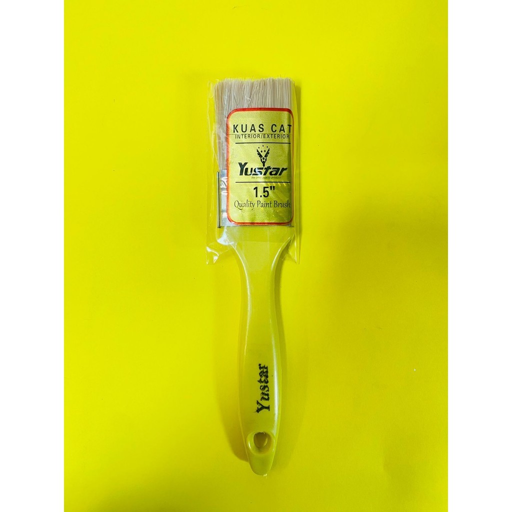 

Kuas Cat Satuan Gagang PVC Ukuran 1.5" inch Yustar