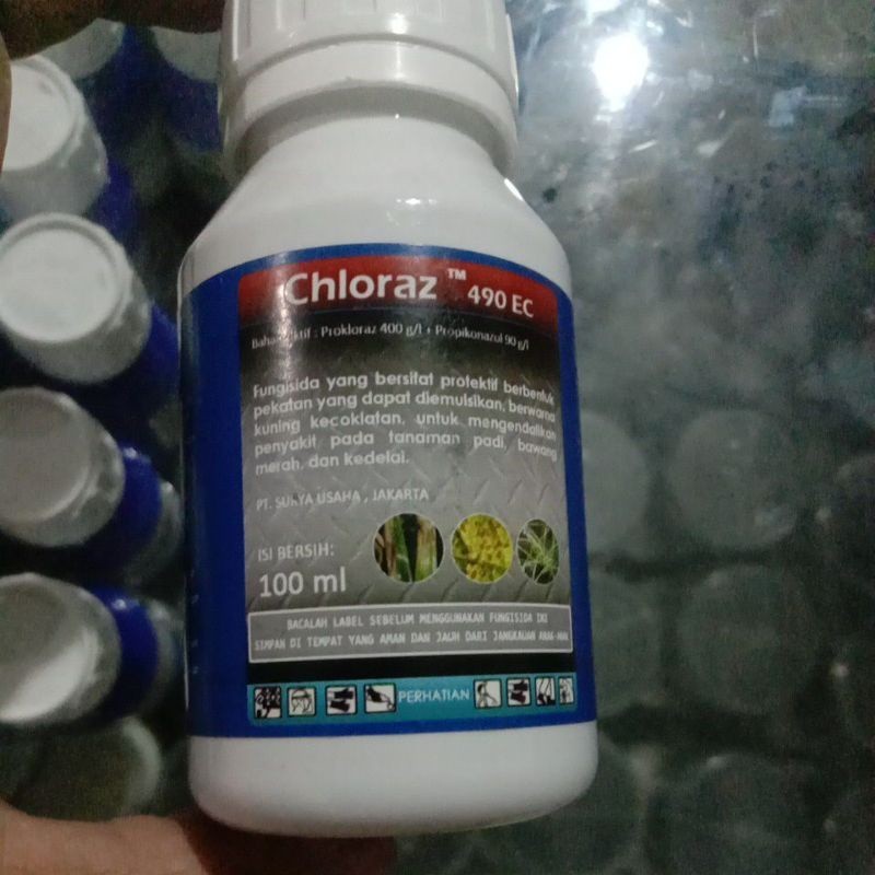 RAJA TANI CHOLRAZ 490EC KEMASAN 100ML FUNGISIDA CHLORAZ 490EC