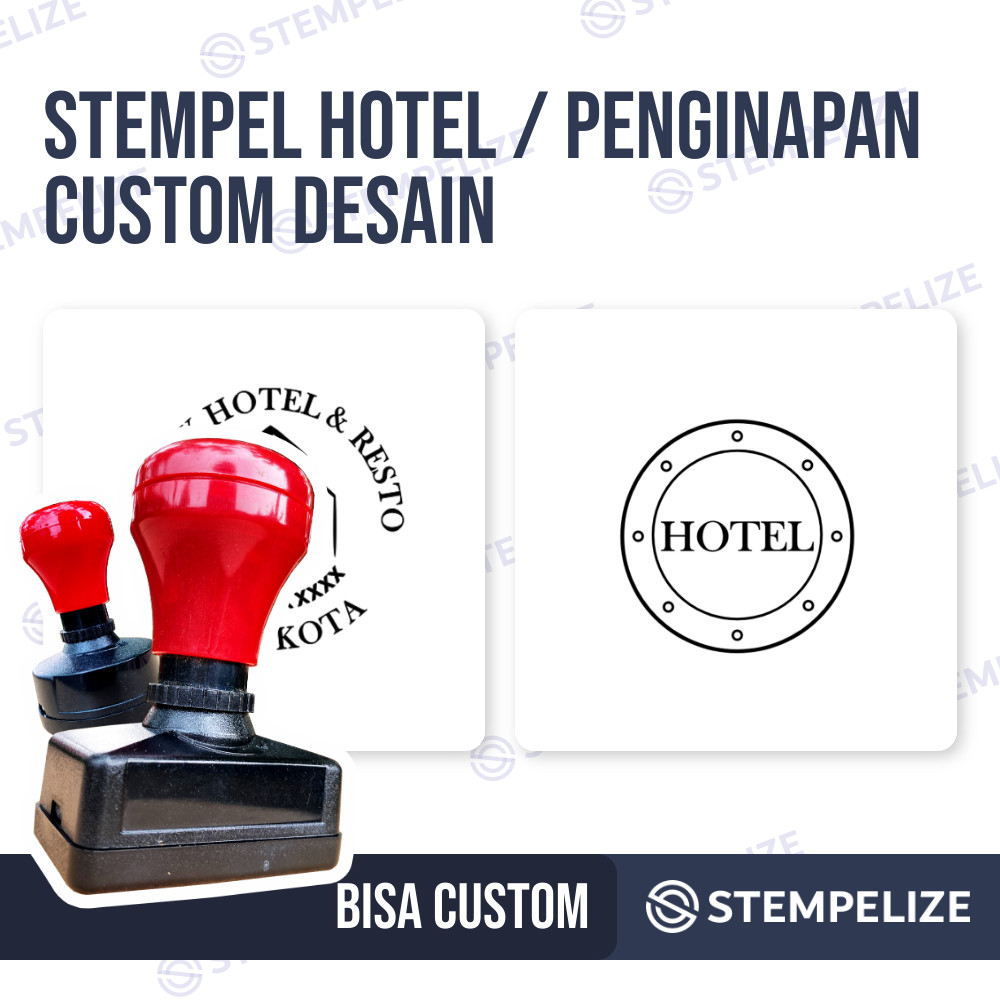 

Stempel Hotel / Penginapan Custom Desain