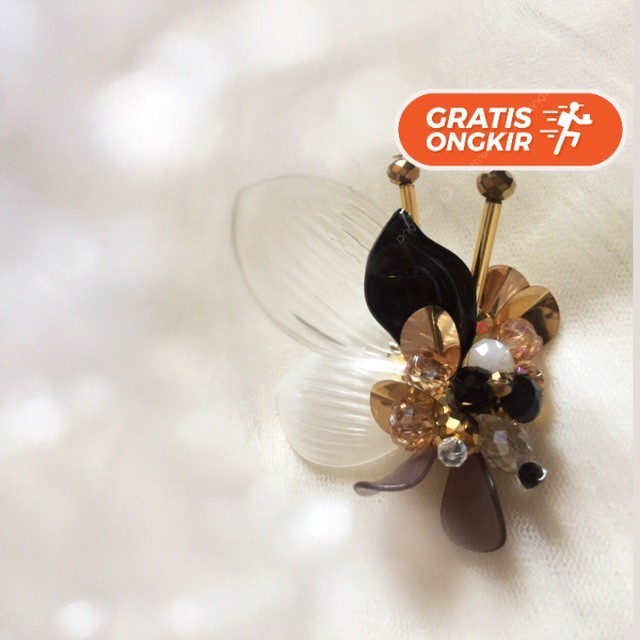 Terlaris ~Brooch bros vaee (bros hijab handmade) Bros Cantik Bros Premium  Bros Hijab Aksesoris Fash