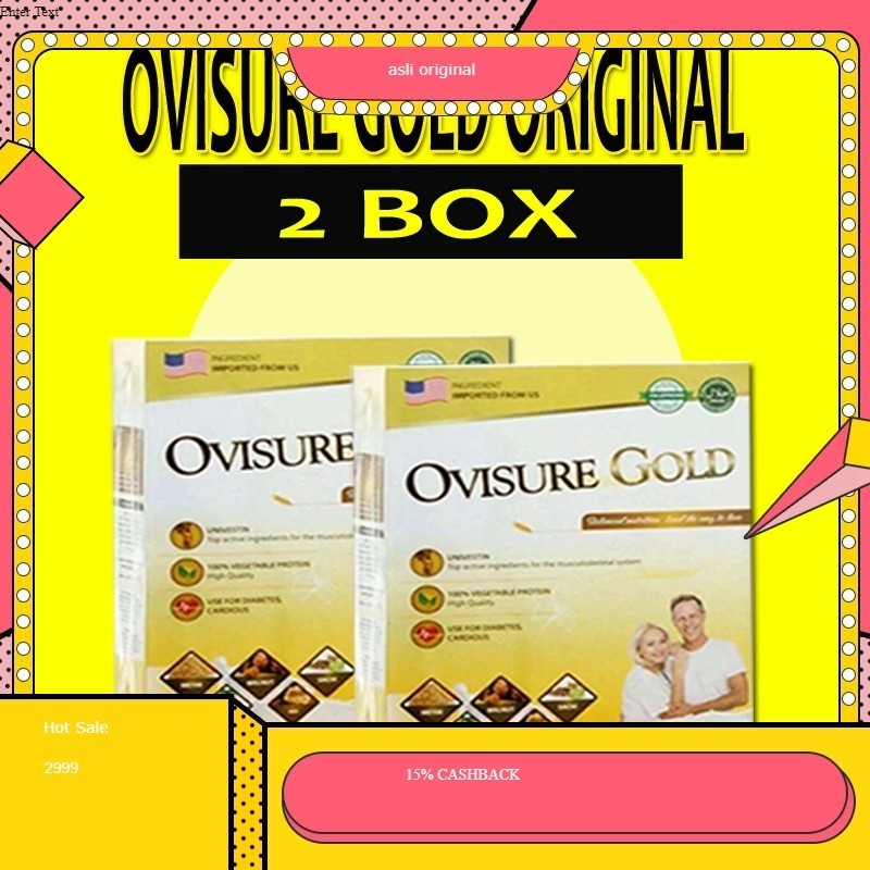 

GROSIR OVISURE GOLD PAKET 1 BOX 1BOX OVISURE GOLD MILK SUSU OBAT TULANG DAN SENDI YG SEHAT 100% ORI