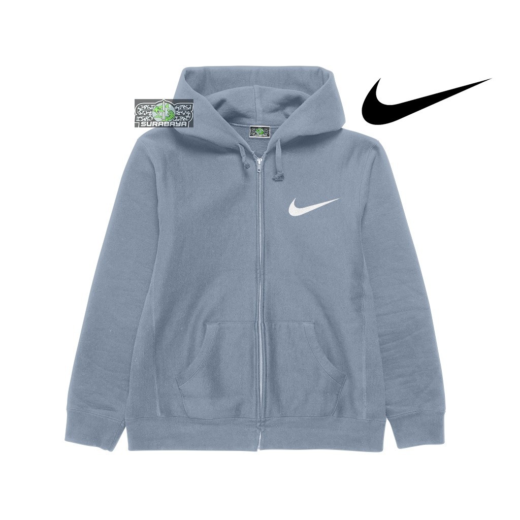 ✨COD✨ -COD Jaket Anak Laki Laki Hoodie Anak Perempuan Polos Zipper Cowok Cewek Motif NIKE SPORT Usia