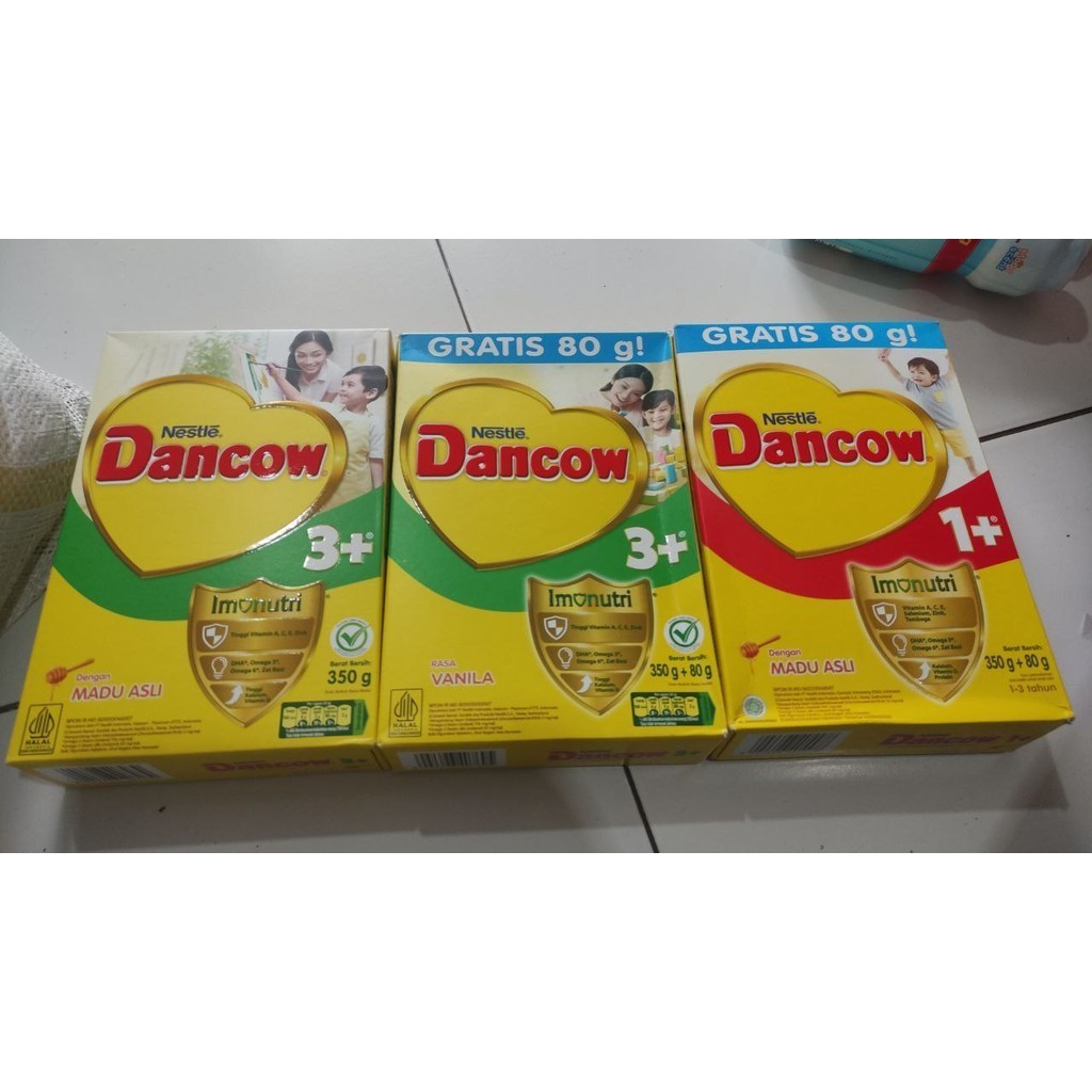 

Dancow 1+ 3+ 350gr Madu Vanila