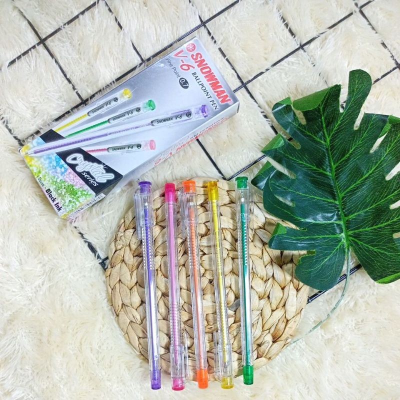 

PULPEN SNOWMAN V6 PACK =12PCS - ABO