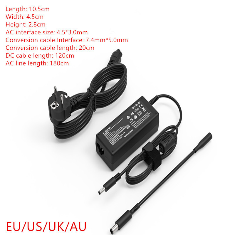 Fast Laptop Charger 65W 19.5V 3.34A AC Power Supply Adapter for Dell Inspiron 14 15 3501 3505 3502 5