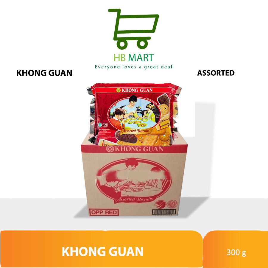

Biskuit Khong Guan ASSORTED MERAH 300 gr - ( HARGA 1 DUS isi 20 pcs )