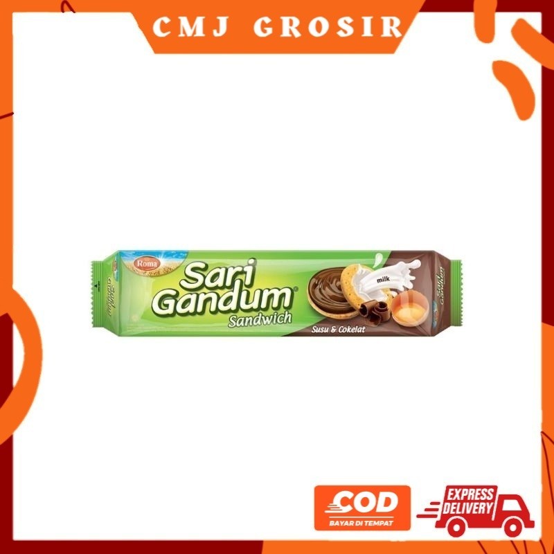 

ROMA SARI GANDUM SANDWICH 115GR