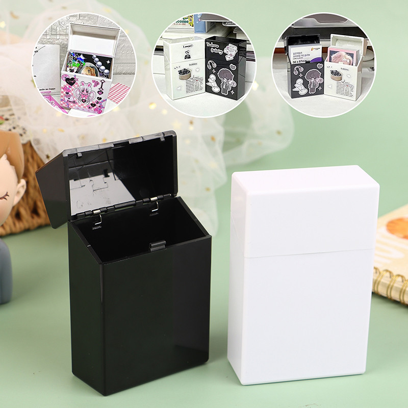 

Kpop Idol Photo Card Storage Box Pop-up Type Game Card Collection Case Organizer Box Portable Case Packaging Supplies