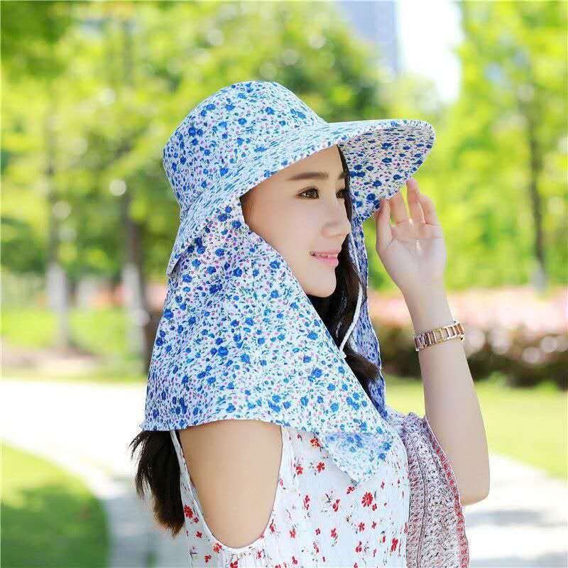Topi Visor Lipat Wanita Anti UV Lebar/topi anti panas/topi anti uv/topi visor wanita/topi anti panas