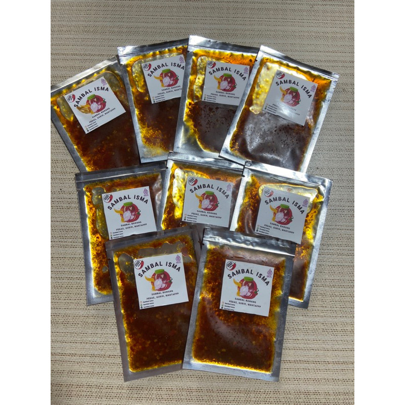 

BESTCHOICE Sambal Sachet Sekali Makan 20 gr Cumi Tongkol Teri Ayam Paru Ikan Asin Udang