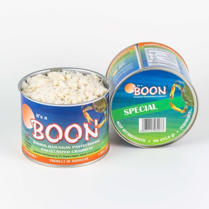 

BOON Crabmeat Pasteurized - Special 454gr - Seafood by Aruna