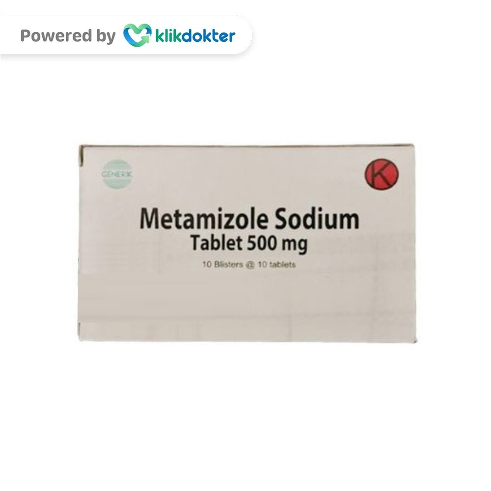 Metamizole Sodium 500mg 10 Tablet Generik