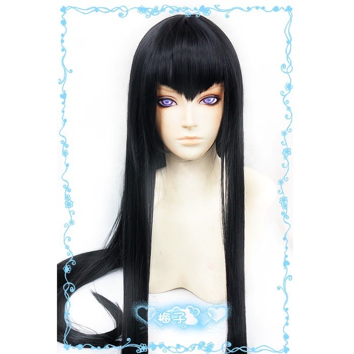 WIG COSPLAY LINGYISUN KILL LA KILL / AKAME GA KILL / LURUS 100CM BLACK