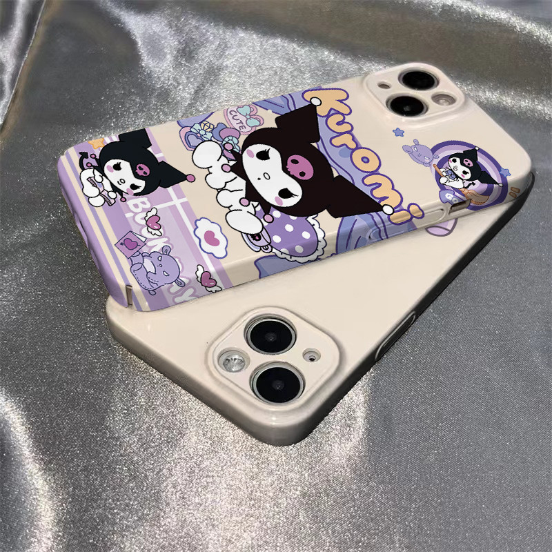 Kuromi Case HP iPhone 15 15Plus 15 Pro Max iPhone 14Pro 13promax 12 11 pro 11P xr xsmax mini 6plus 6