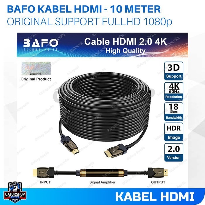 Kabel HDMI 10m BAFO Original - HDMI 10 Meter High Quality