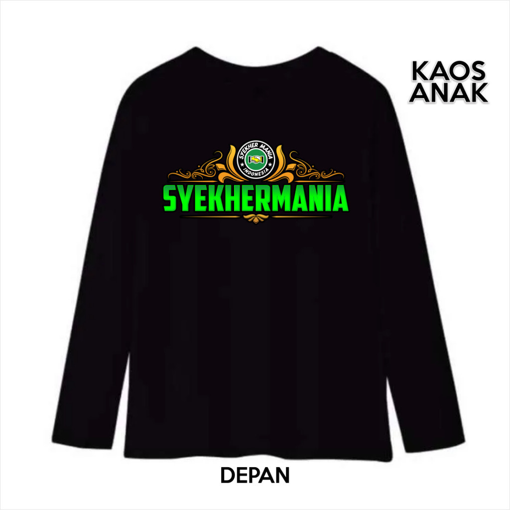 KAOS DISTRO SHOLAWAT - KAOS SYEKHERMANIA ANAK HABIB SYECH PECINTA SHOLAWAT - ✅
