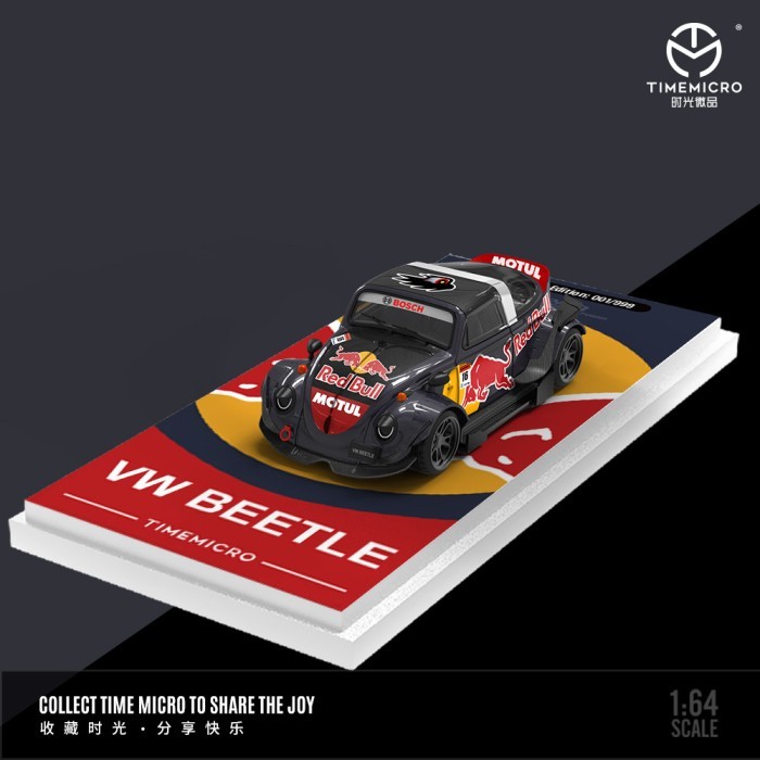 Time Micro 1:64 RWB Volkswagen VW Beetle Red Bull Racing Limited