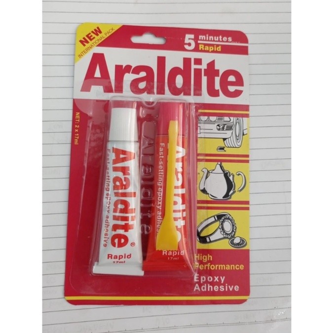 Lem Besi Araldite Merah