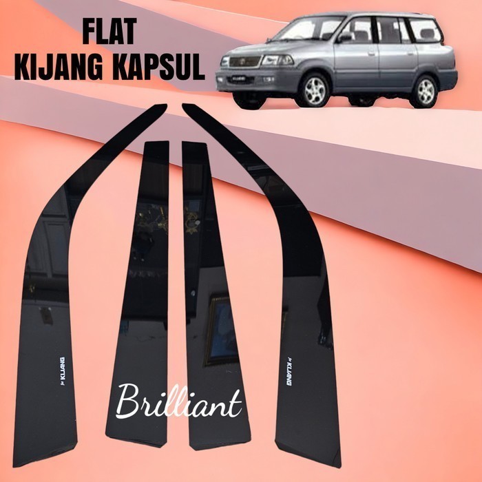 Talang Air 4 Pintu Hitam Slim FLAT - Kijang New / Kapsul / LGX