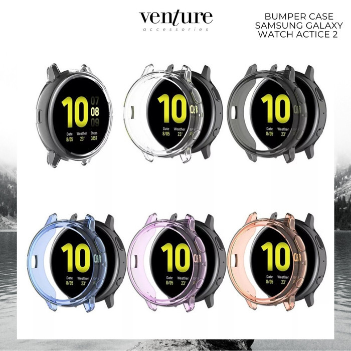 [[Govava_id]] BUMPER SAMSUNG GALAXY WATCH ACTIVE 2 SOFT CASE - 40mm, Hitam