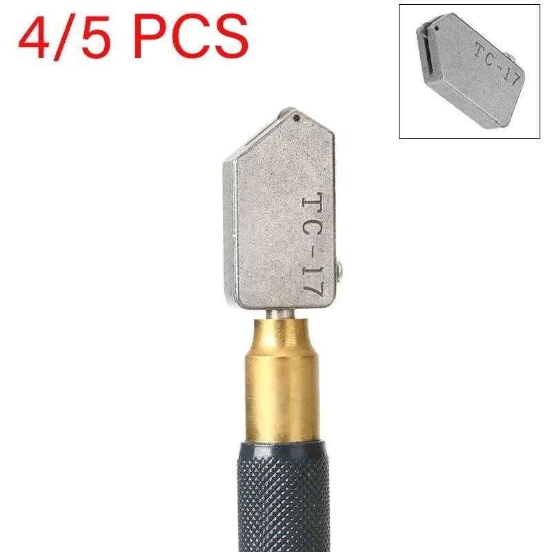 

TC-17 Oil Based Glass Cutter Straight Head High Strength Cutting Accessories Cutting Hand Tools Replacement Glass Block Cutter