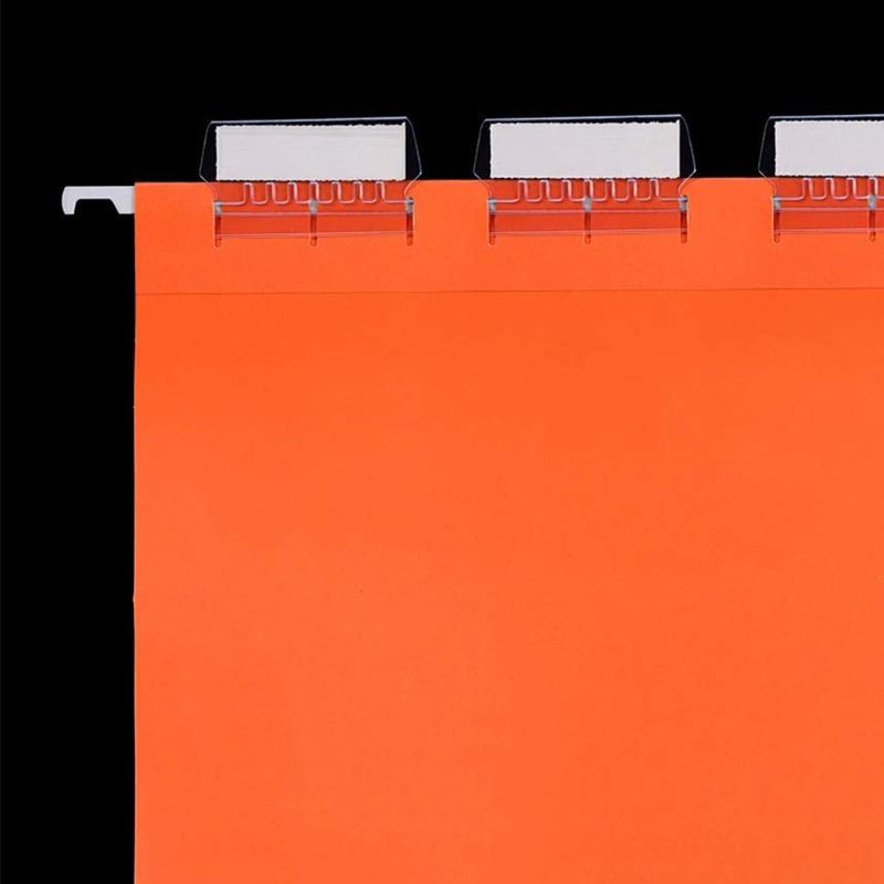 

Pack of 50 Hanging File Folder Labels Tabs and Inserts for Hanging Folders D5QC