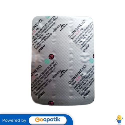 Clonidine Kimia Farma 0.15 Mg Strip 10 Tablet