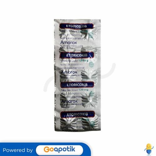 Etoricoxib Amarox 120 Mg Strip 10 Tablet